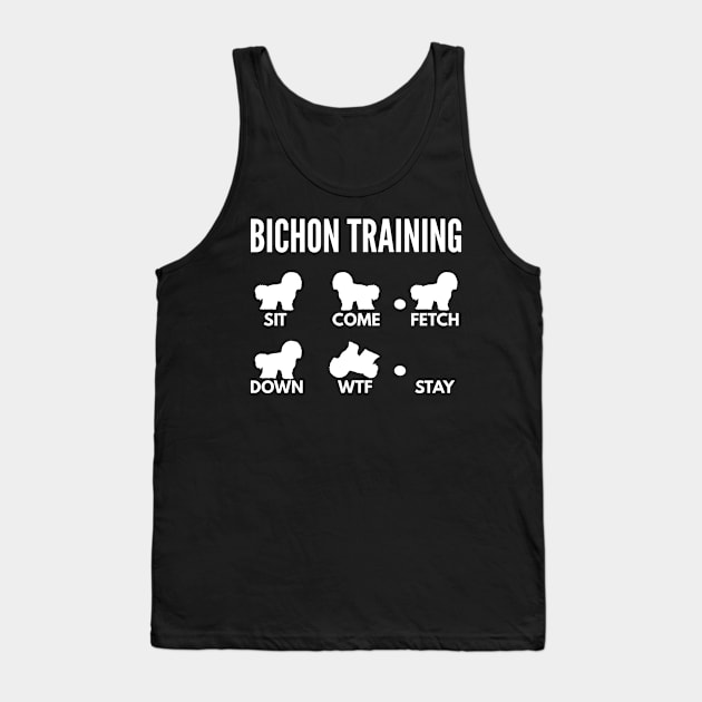 Bichon Training Bichon Frise Tricks Tank Top by DoggyStyles